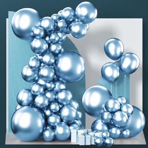 PartyWoo White Balloons 130 pcs White Balloons Different Sizes Pack of 18 12 10 5 Inch White Balloon Arch Kit White Balloon Garland for Birthday Graduation Baby Shower Party Decorations White-Y13