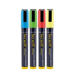 BLSMA510BU علامات الطباشير الصغيرة ، الأسود ، 4 عبوات