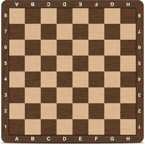 LEAP Chess Board Only 20" & 0.042" Super Thiness Mousepad Material Non-Slip Fold or Roll up Way Storage