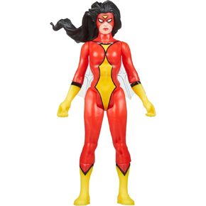 Marvel Legends Series Retro 375 Collection Spider-Woman 3.75-Inch Collectible Action Figures,Toys for Ages 4 and Up