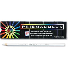 Prismacolor 3365 Premier Colored Pencil White Lead/Barrel Dozen