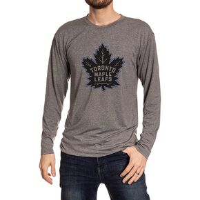 NHL Mens Performance Rash Guard Base Layer Long Sleeve Shirt
