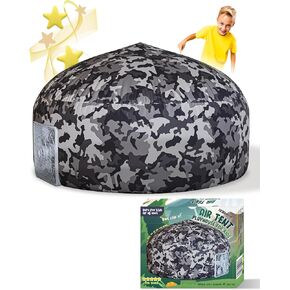 Skywin- Inflatable Tent for Kids (Mermaid) - Inflatable Air Tent Fort for Kids, Inflatable Fort Sets Up and Stores Away in Seconds, (Fan NOT Included) (with Door)