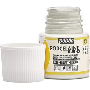 Pebeo Porcelaine 150 China Paint 45-Milliliter Bottle, Ivory