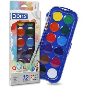 DOMS Water Color Cakes 12 Shades (30 mm)