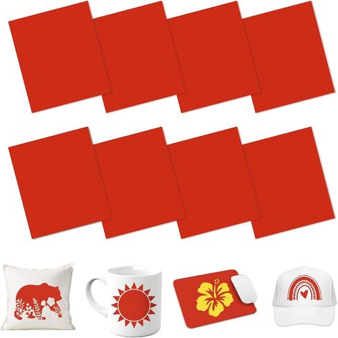 Black Sublimation Ink Transfer Sheets 8 Sheets 12inches * 10inches Solid Color Sublimation Paper Transfer Sheets for Mugs Tumblers DIY Transfer Paper in Saudi Arabia