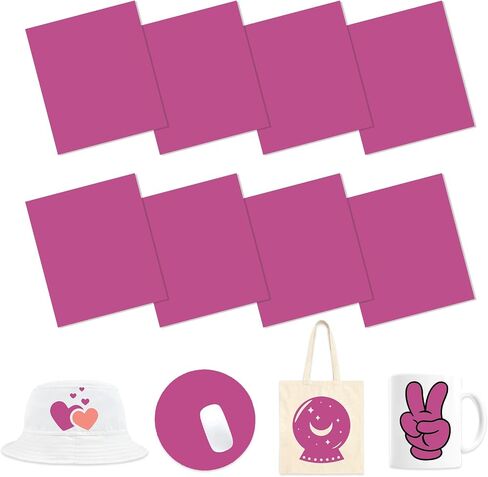 Black Sublimation Ink Transfer Sheets 8 Sheets 12inches * 10inches Solid Color Sublimation Paper Transfer Sheets for Mugs Tumblers DIY Transfer Paper in Saudi Arabia