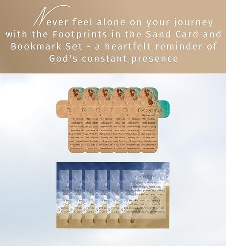 آثار أقدام في بطاقة الرمال - آثار أقدام متقاطعة في المرجعية الرملية - بطاقة آثار أقدام ملهمة ومرجعية مرجعية تم تعيينها لدراسة الكتاب المقدس ، الكتاب ، المجلة - 12 عنصرًا إجمالي in Kuwait