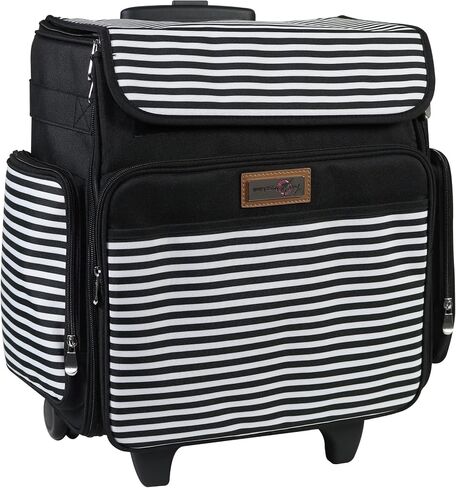 Everything Mary Rolling Craft Bag, Heather - Papercraft Tote with Wheels for Scrapbook & Art Storage - Organizer Case for IRIS Boxes, Supplies, and Accessories - for Teachers & Medical in Saudi Arabia