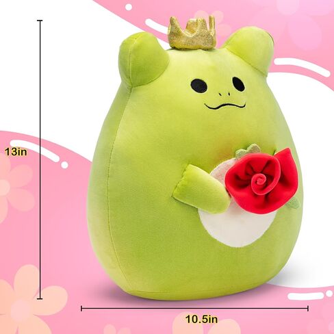 مجموعة كبيرة من الضفدع الفخم لعبة حيوانية محشوة ، ألعاب كبيرة ذات حجم ناعم 13 "سمين kawaii المعانقة الوسائد احتضان أفلام قابلة in Kuwait