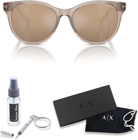 Armani Exchange AX4144SU 54MM Cat Eye Sunglasses For Women + BUNDLE WIth Designer iWear Complimentary Eyewear Kit in Saudi Arabia