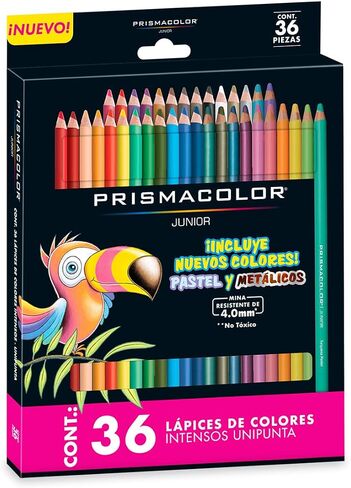 Prismacolor Metallic Colored Pencils Set, Pack of 12 count Metallic Colors, Junior 4.0mm… in Kuwait