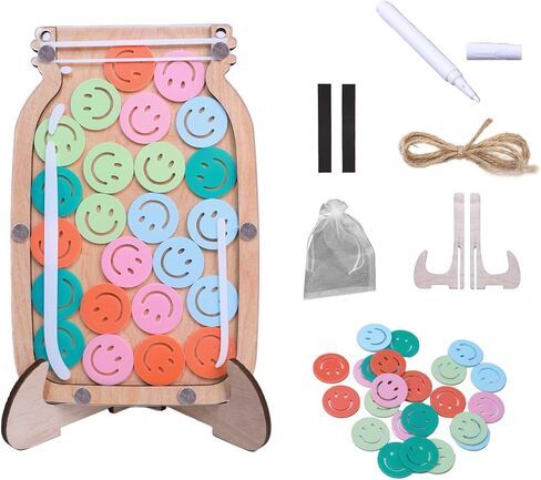GdosRuth Classroom Reward Jar Magnetic Reward Jars for Kids Behavior Reward Chart for Kids Positive Behavior Jar Potty Training in Saudi Arabia