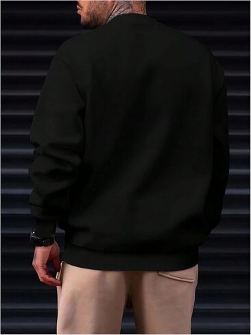 GORGLITTER Men's Los Angeles Sweatshirt Crewneck Oversized Long Sleeve Pullover Top in Kuwait