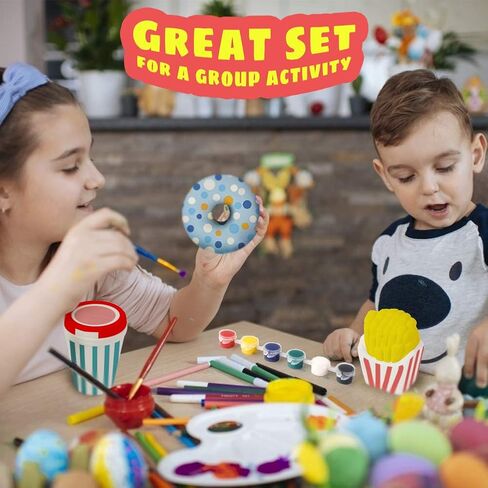 LovesTown squishies Painting Kit, 6 PCS DIY Animal Squishies Making Squishies Kit Paint Your Own Squishies for Birthday Gifts in Saudi Arabia