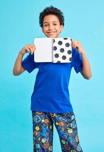 iscream Vinyl Cover Spiral-Bound Lined Page 7" Journal - Soccer Star in Saudi Arabia