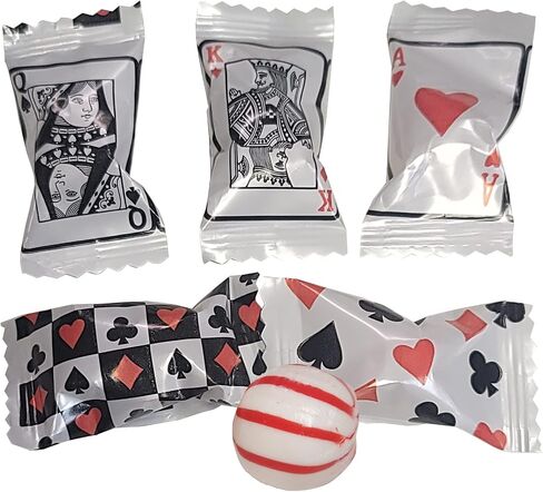 Naturejam Casino Game Cards Peppermint Balls 100 Count-Count-Great for Game Gambling Lights-Flugtivaly in Kuwait