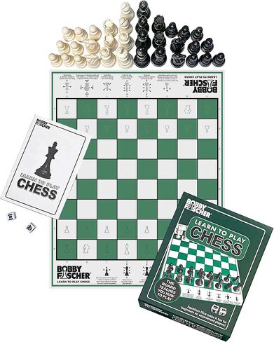 Bobby Fischer® Learn to Play Chess Set Board Game in Kuwait