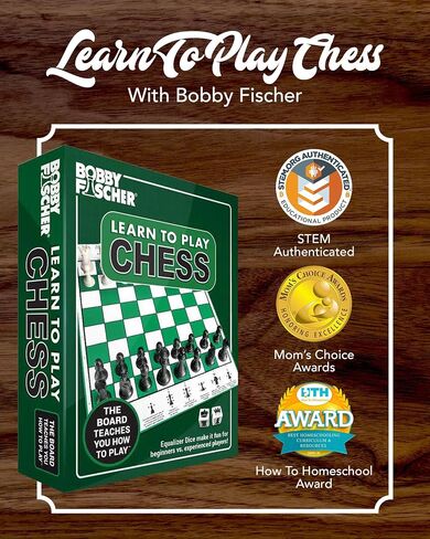 Bobby Fischer® Learn to Play Chess Set Board Game in Kuwait