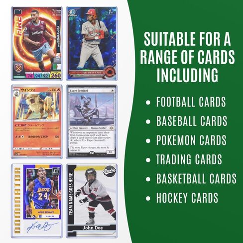 Top Loaders for Cards | 3x4 Inch Card Protectors for Collective Trading| Protective Sports Card Holder | Standard Size | Penny Soft Sleeves (100 Toploaders + 100 Penny Sleeves) in Kuwait