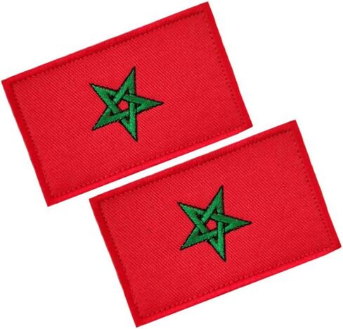 HFDA 2 قطعة مختلفة من الأعلام بلد التصحيح - الخطاف العسكري القتالي التكتيكي وحلقات شارة الروح المعنوية (تونس) تصحيح الروح المعنوية (تونس) in Kuwait