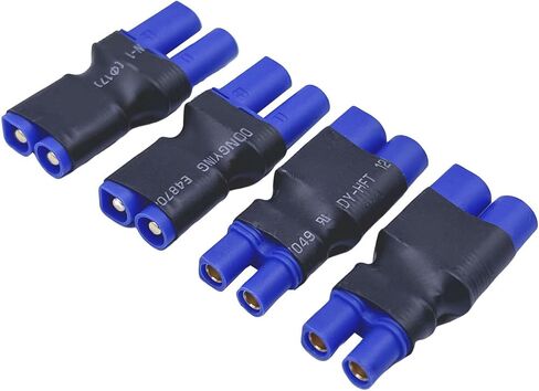 2Pairs EC3 to EC5 Male Female Connector Adapter for RC Lipo Battery Connectors in Saudi Arabia