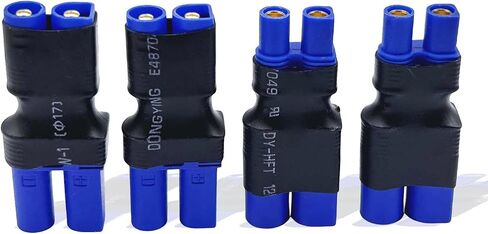 2Pairs EC3 to EC5 Male Female Connector Adapter for RC Lipo Battery Connectors in Saudi Arabia