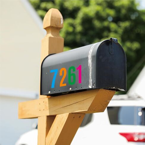 Bemeol 30 Sheets Large Letter Sickers 3 inch Vinyl Letter Alphabet Number Stickers for Bulletin Board Classroom Mailbox Window Door Home Decor(Black) in Kuwait