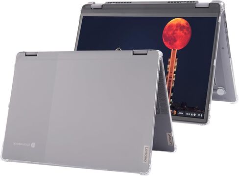 mCover Case ONLY Compatible for 2022-2025 14" Lenovo IP Flex 5 Chrome 14IAU7 (Plus) Convertible Chromebook Laptops (NOT Fitting Other Lenovo Models)- Clear in Kuwait