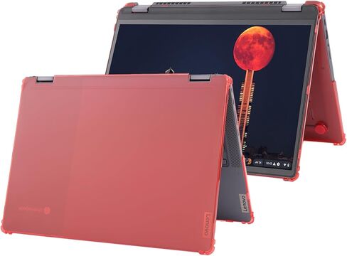 mCover Case ONLY Compatible for 2022-2025 14" Lenovo IP Flex 5 Chrome 14IAU7 (Plus) Convertible Chromebook Laptops (NOT Fitting Other Lenovo Models)- Clear in Kuwait
