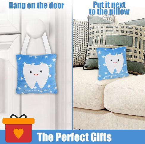 Tooth Fairy Pillow with Pocket |Tooth Fairy Gifts|Tooth Fairy Tooth Holder|Tooth Fairy Bag in Saudi Arabia