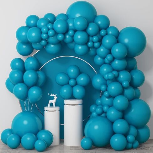 البالونات الأزرق الأزرق البالون الأزرق اللاتكس البالون 5 10 12 18inch أحجام مختلفة 103pcs البالونات الزرقاء الزرقاء القوس طقم الأطفال in Kuwait