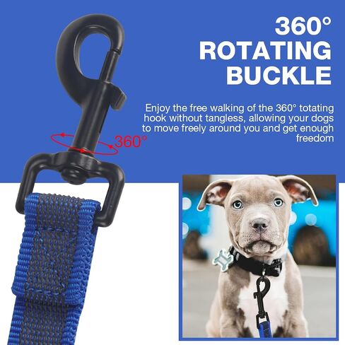 DKMambo 6FT Dog Leash with Anti-Slip Handle， 5/8 inch 3/4 Inch 1 Inch Wide Dog Training Leash for Small Medium and Large Dogs in Saudi Arabia