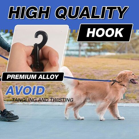 DKMambo 6FT Dog Leash with Anti-Slip Handle， 5/8 inch 3/4 Inch 1 Inch Wide Dog Training Leash for Small Medium and Large Dogs in Saudi Arabia