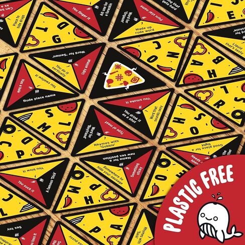 البطاطا الكبيرة P للبيتزا | لعبة السفر رائعة للبالغين والأطفال | مثالي لقضاء العطلات والتخييم | لعبة البطاقات الصديقة المدمجة والسفر in Kuwait