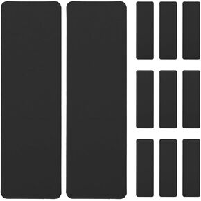 Cabilock 50pcs Bookmark Sleeves Bookmarks Display Cards Black Bookmark Holder DIY Blank Bookmark Covers for Bookmark Wrapping Packaging Birthday Supplies