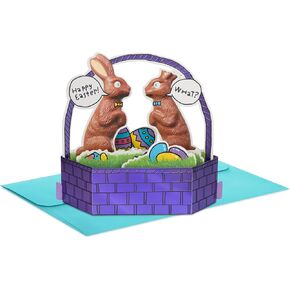Hallmark Easter Card with Sound (Felt Bunny Plays You Are My Sunshine)
