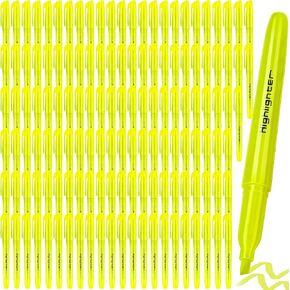 180 Pcs Yellow Highlighter Bulk Highlighters Markers Chisel Tip Highlighter Pens for School Classroom Office (180)
