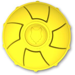 Fenrir High Colling Rubber Rubber Knattle Dog Ball مثالية لجلبها وتذكر 2.5 بوصة لعبة (متوسطة 2 عبوة)