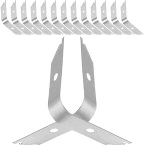 Tofficu Spring Clips, 50pcs Aluminum Picture Frame Hardware Photo Frame Spring Retaining Clips Backing Clips DIY Picture Framing Tools for Photo Frame Hanging