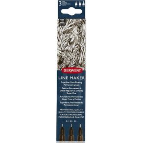 Derwent LINE Markers Black