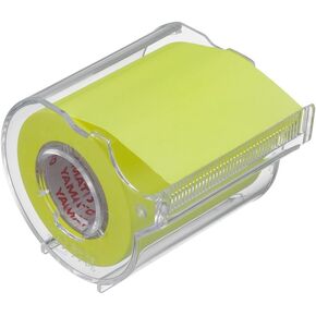 Yamato RK-50CH-RO Sticky Notes Memoc Roll Tape with Cutter, 2.0 inches x 32.8 ft (50 mm x 10 m)