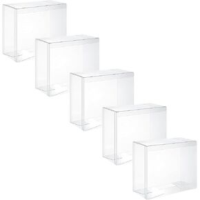 Protective Covers for Pokemon Booster Box Protective Case, 5 Pack, Clear Plastic Display Box for Collectors (5 Pack for Booster Boxes)