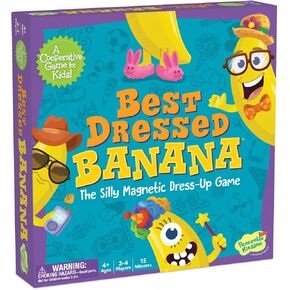 Peaceable Kingdom Best Dressed Banana Cooperative Board Game – Ideal for 2-4 Players Ages 4 and Up