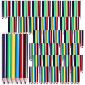 80 Sets of Mini Colored Pencils Bulk, 3.5 Inch Portable Short Colored Pencils for kids Pre-Sharpened Drawing Bulk Pack of Assorted Colors for Children, Classroom, and Painting (80)