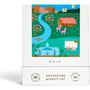 Ohio Adventure Bucket List: 50 Scratch-Off Cards for Outdoor Activities, Tourist Attractions, and Road Trips - Perfect Travel Gift and Guide for Exploring