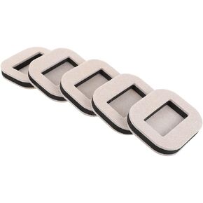 Balacoo 5 PCS كرسي عجلات الأسطوانة سدادات السرير سدادات أثاث العجلة سدادة الأثاث كوب العجلات ، محسوسة عجلة سدادة السفو