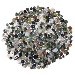 5-8mm Wholesale Black Onyx Tumbled Chip Stone Beads Bulk Irregular Shaped Drilled Loose Gemstones Beads with Box for DIY Jewelry Making