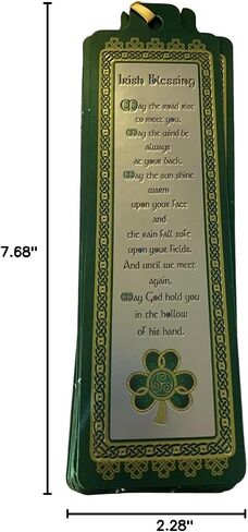 Royal Tara Celtic Notes Bookmark Irish Learning Supplies for Book Lovers (Shamrock Blessing) in Saudi Arabia