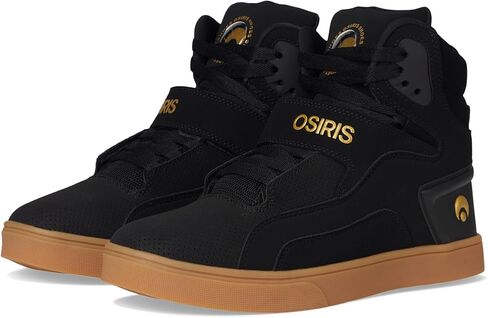 Osiris Men's Rize Ultra Skate Shoe, Black/Black/Gum, 10 in Kuwait